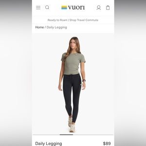 Vuori Daily Leggings size XS